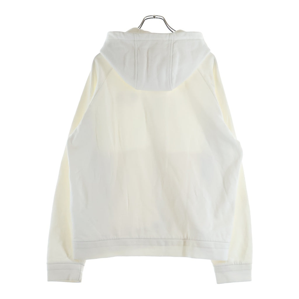 MONCLER(モンクレール) 17AW トリコロール ワッペンロゴ ジップアップ スウェット パーカー フーディー ホワイト C20918400000 80451