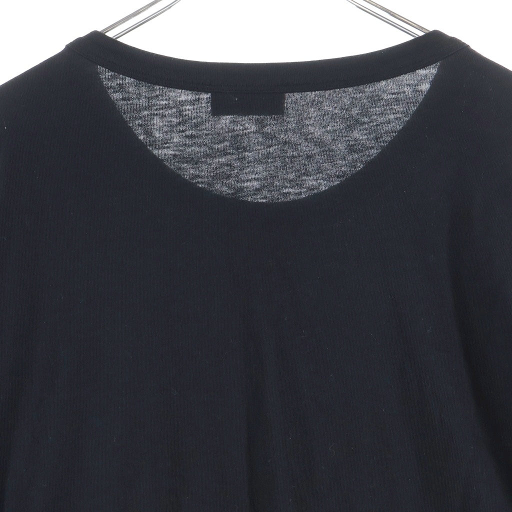 MONCLER(モンクレール) 20AW ロゴプリント ロングスリーブ 長袖Tシャツ カットソー ブラック F20918D70710 8390T