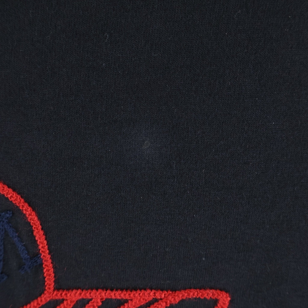 MONCLER(モンクレール) 18AW グラフィック刺繍 ワッペンロゴ 半袖Tシャツ カットソー ブラック D20918003750 8390T