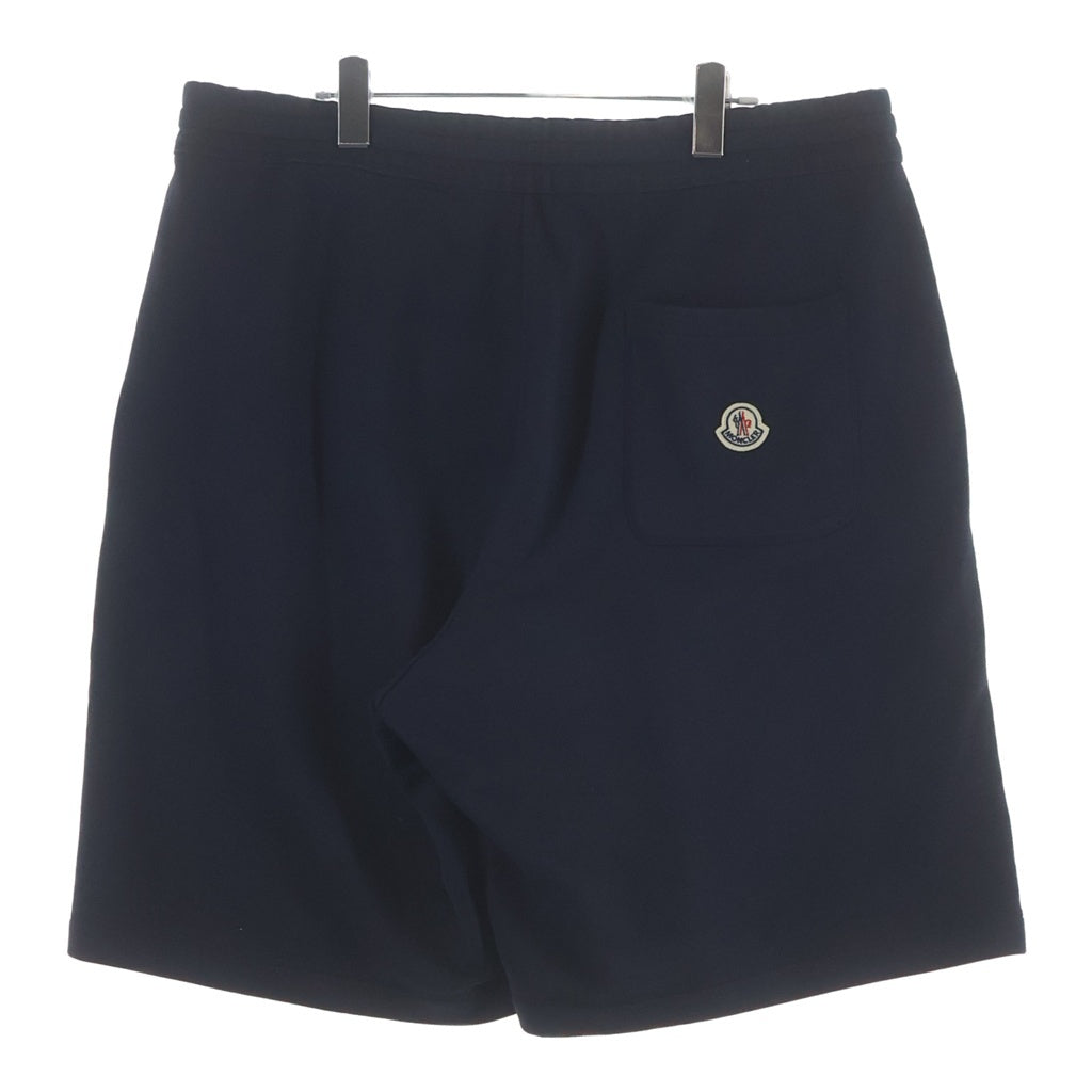MONCLER(モンクレール) 20SS ワッペンロゴ スウェット ハーフ ショート パンツ ショーツ ネイビー F10918H70710
