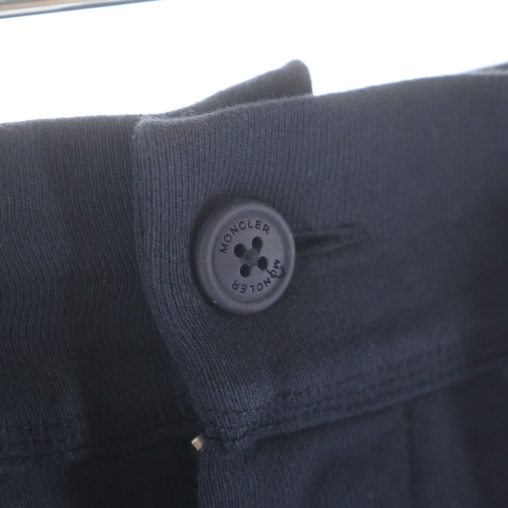 MONCLER(モンクレール) 20SS ワッペンロゴ スウェット ハーフ ショート パンツ ショーツ ネイビー F10918H70710