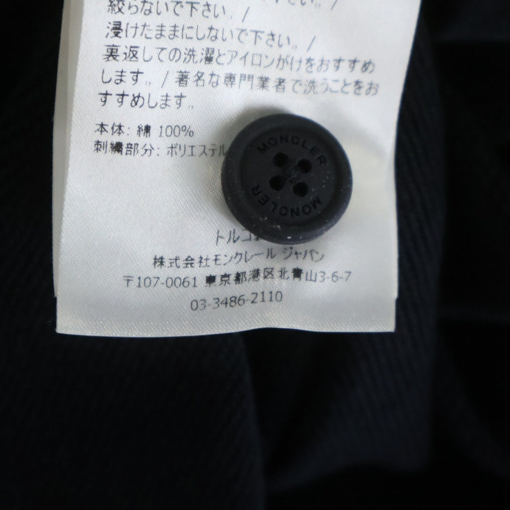 MONCLER(モンクレール) 20SS ワッペンロゴ スウェット ハーフ ショート パンツ ショーツ ネイビー F10918H70710