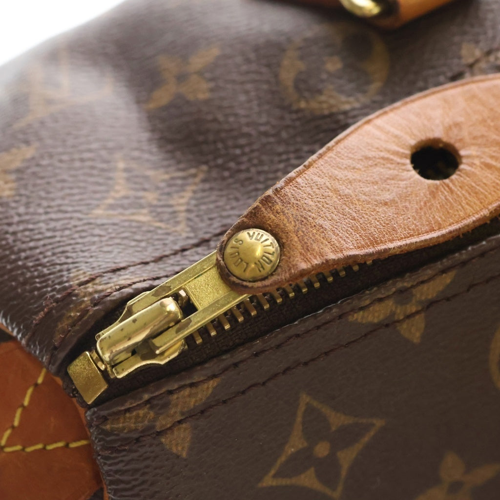 LOUIS VUITTON(ルイヴィトン) モノグラム スピーディ30 PVC レザー ハンドバッグ ブラウン M41526 レディース