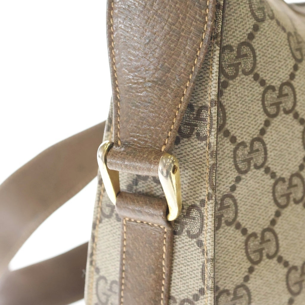 GUCCI(グッチ) GGスプリーム PVC レザー ショルダーバッグ ベージュ 0010846006 レディース
