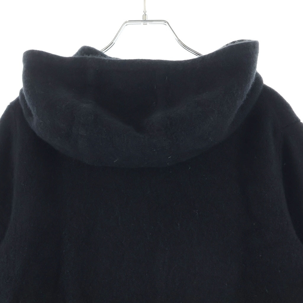 DIOR(ディオール) CD ICON ロゴ刺繍 カシミヤ ニット ジップアップ パーカー フーディー ブラック 113M200AT223