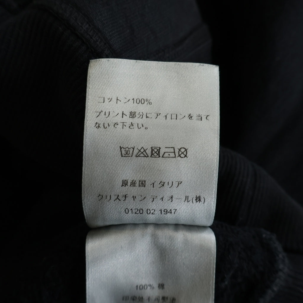 DIOR(ディオール) 20AW ATELIER アトリエ ロゴプリント プルオーバー スウェット パーカー フーディー ブラック 043J64600531