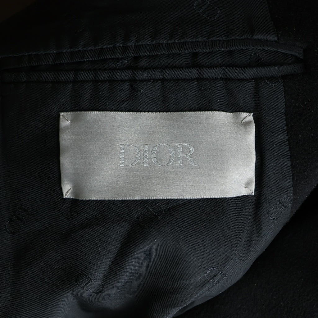 DIOR(ディオール) ウール 3B チェスターコート ブラック 4330344A3225