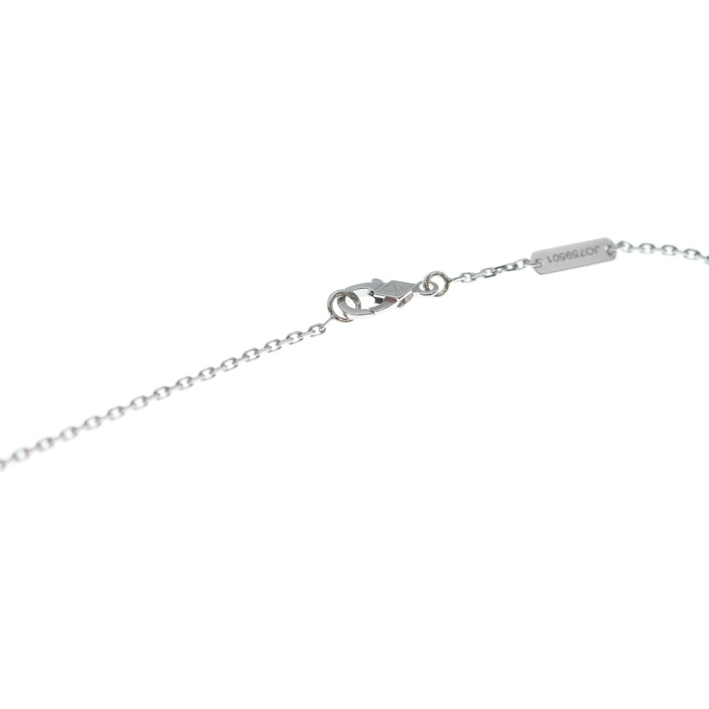 Van Cleef & Arpels(ヴァンクリーフアンドアーペル) ヴィンテージアルハンブラ マザーオブパール Au750 K18WG ネックレス ホワイトゴールド レディース
