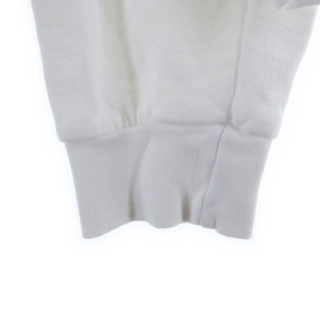 CHROME HEARTS(クロムハーツ) SWTSHRT PLVR ホースシュー 袖フローラル プリントプルオーバーパーカー ホワイト/ピンク
