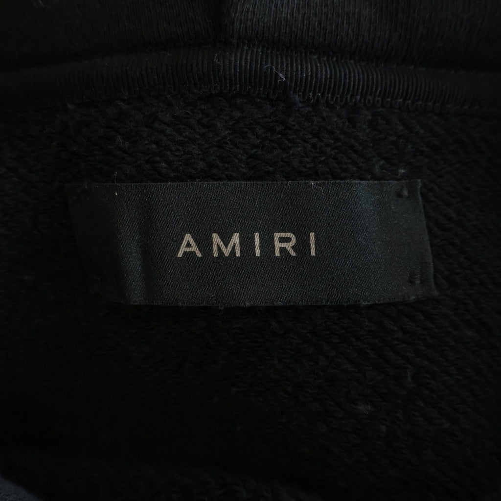 AMIRI(アミリ) MA CORE LOGO HOODIE コアロゴ スウェット プルオーバーパーカー ブラック SRAMJYHD1050SMRBC012