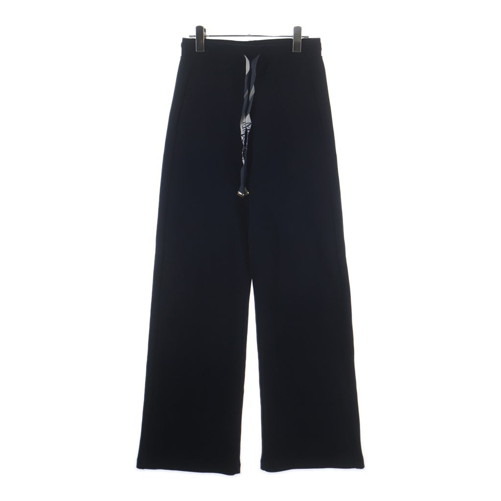 Max Mara(マックスマーラ) ロゴプリント ワイド スウェットパンツ ブラック 2619781051