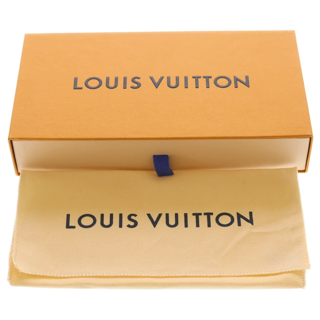LOUIS VUITTON(ルイヴィトン) モノグラム アンプラント ジッピーウォレット レザー ラウンドファスナー長財布 M80481 ブラック/ベージュ レディース