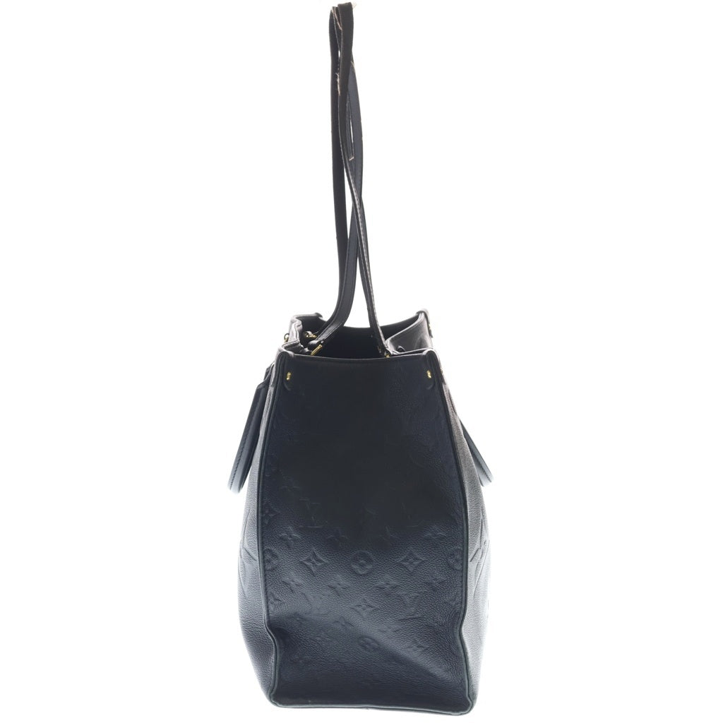LOUIS VUITTON(ルイヴィトン) オンザゴーGM モノグラム アンプラントトートバッグ ブラック レザー ブラック M44925 RFID レディース