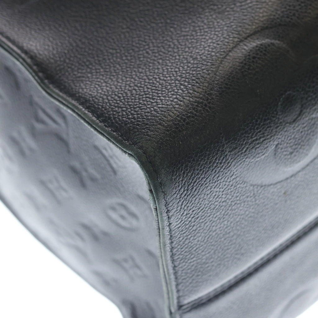 LOUIS VUITTON(ルイヴィトン) オンザゴーGM モノグラム アンプラントトートバッグ ブラック レザー ブラック M44925 RFID レディース