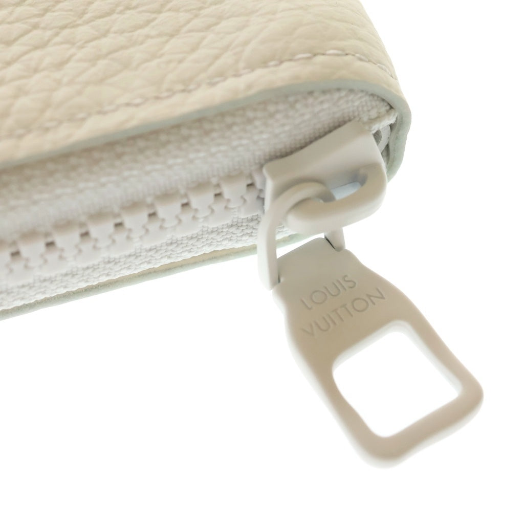 LOUIS VUITTON(ルイヴィトン) LVフレンズ ジッピーヴェルティカル 長財布 ロングウォレット カードケース ホワイト レザー M80337 ホワイト金具 レディース