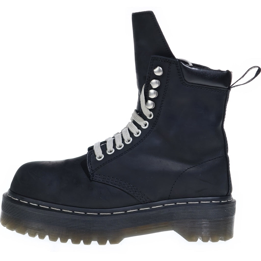 Rick Owens(リックオウエンス) ×Dr.Martens Quad Sole Steel Toe ドクターマーチン クワッド ソール スチールトゥ サイドジップ レザー ショート ブーツ DW02E68139001 箱