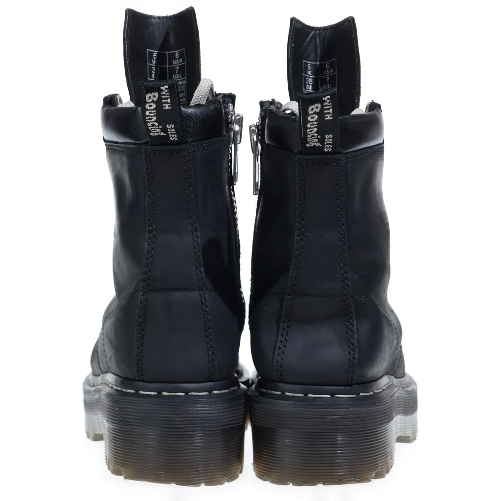 Rick Owens(リックオウエンス) ×Dr.Martens Quad Sole Steel Toe ドクターマーチン クワッド ソール スチールトゥ サイドジップ レザー ショート ブーツ DW02E68139001 箱