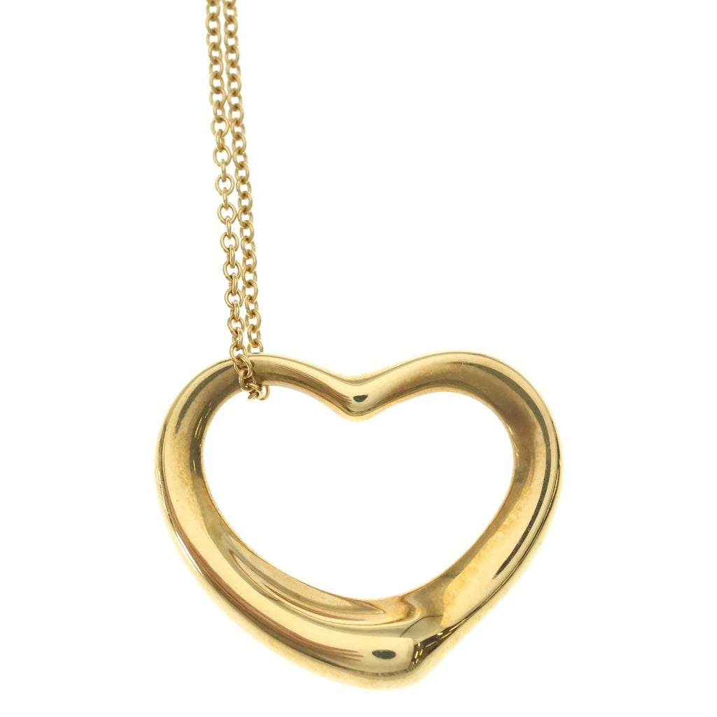 TIFFANY & Co.(ティファニー) オープンハートネックレス 750 6.2g レディース