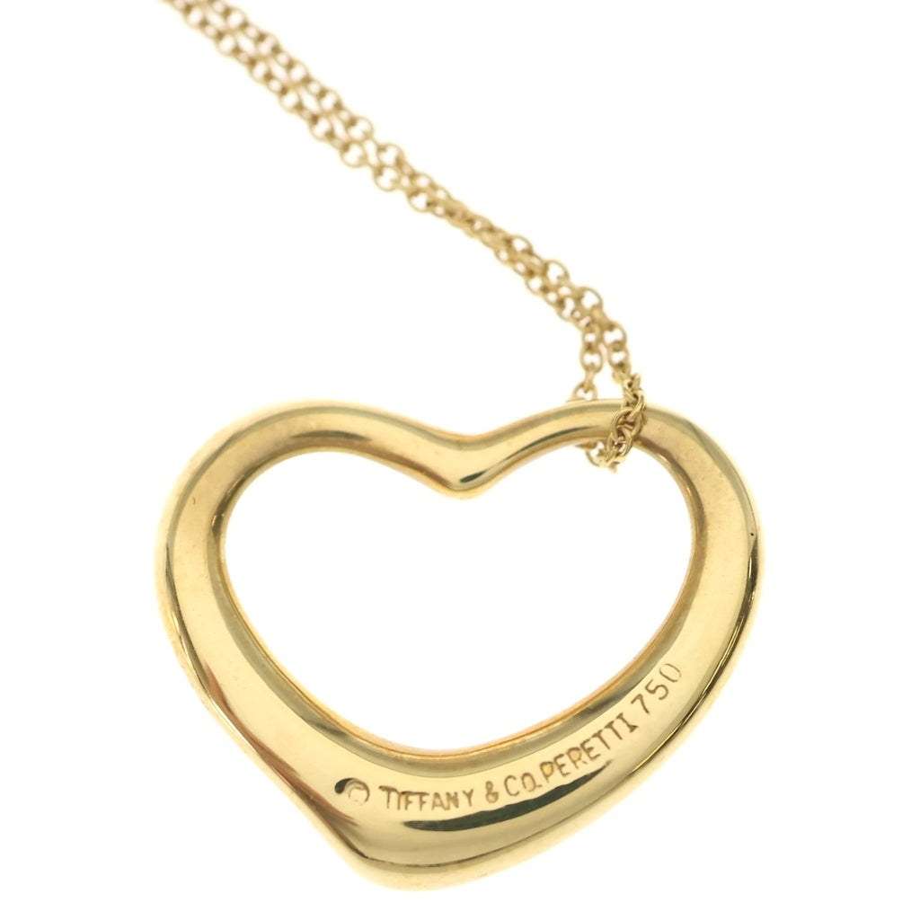 TIFFANY & Co.(ティファニー) オープンハートネックレス 750 6.2g レディース