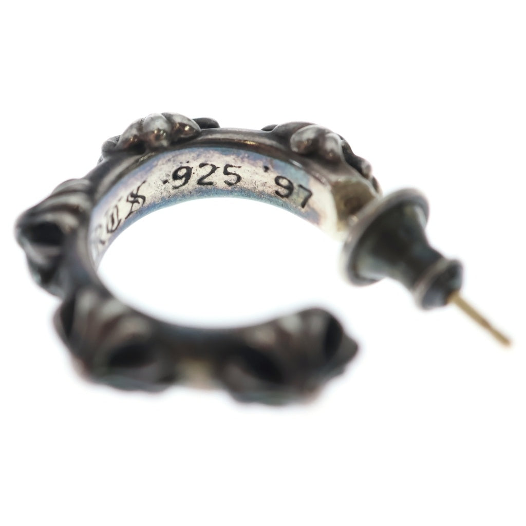 CHROME HEARTS(クロムハーツ) ■HOOP CROSS クロスバンド フープピアス シルバー BCA100 BCA100 レディース