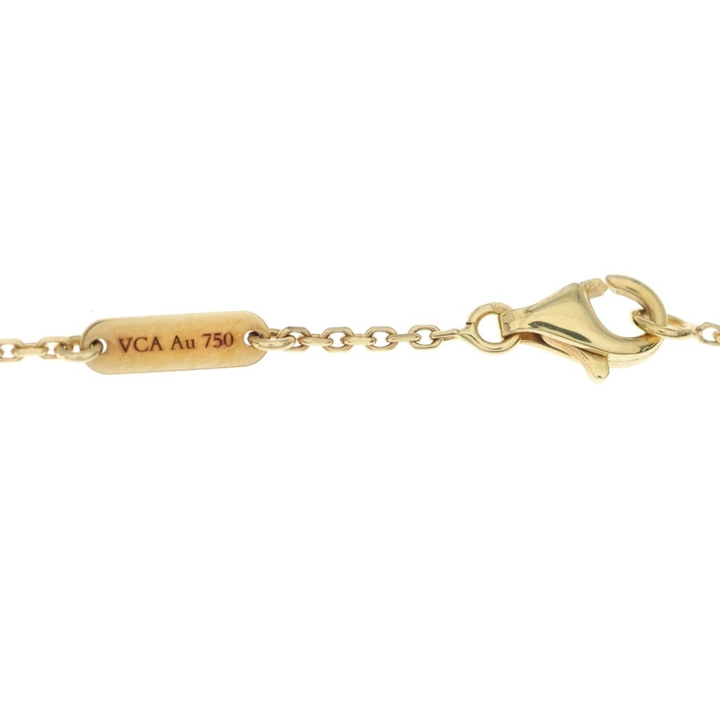 Van Cleef & Arpels(ヴァンクリーフアンドアーペル) ヴィンテージアルハンブラ マザーオブパール Au750 K18YG ネックレス イエローゴールド レディース