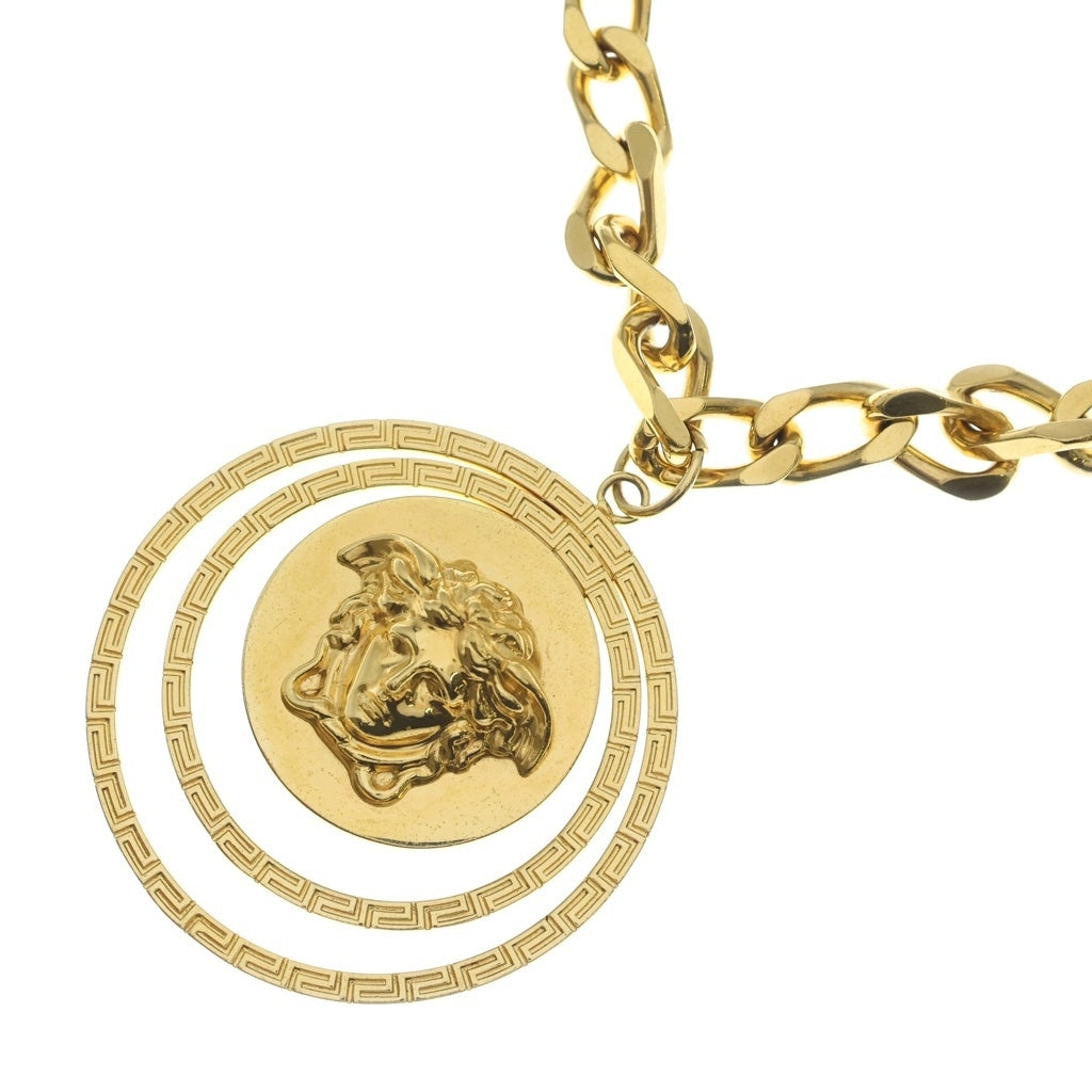 VERSACE(ヴェルサーチ) メドゥーサ GP チェーン ロング ネックレス ゴールド