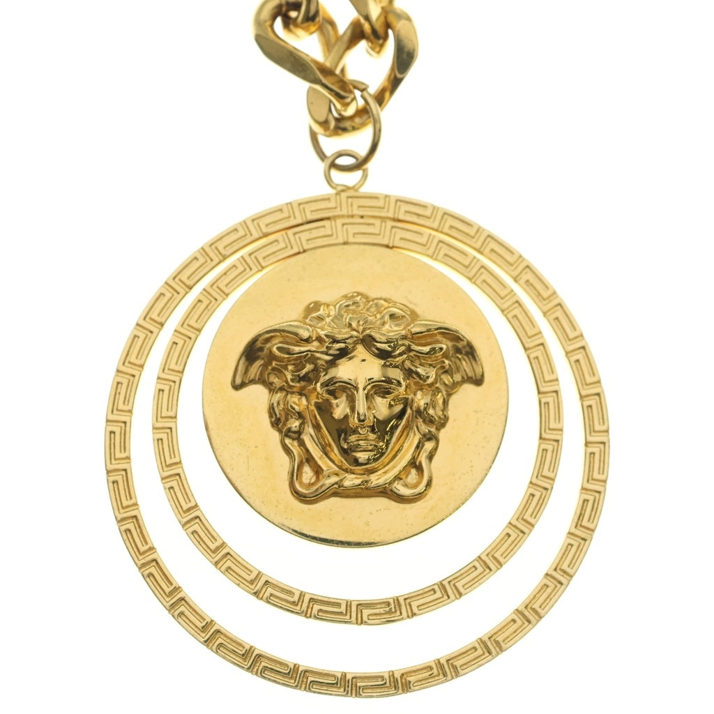 VERSACE(ヴェルサーチ) メドゥーサ GP チェーン ロング ネックレス ゴールド