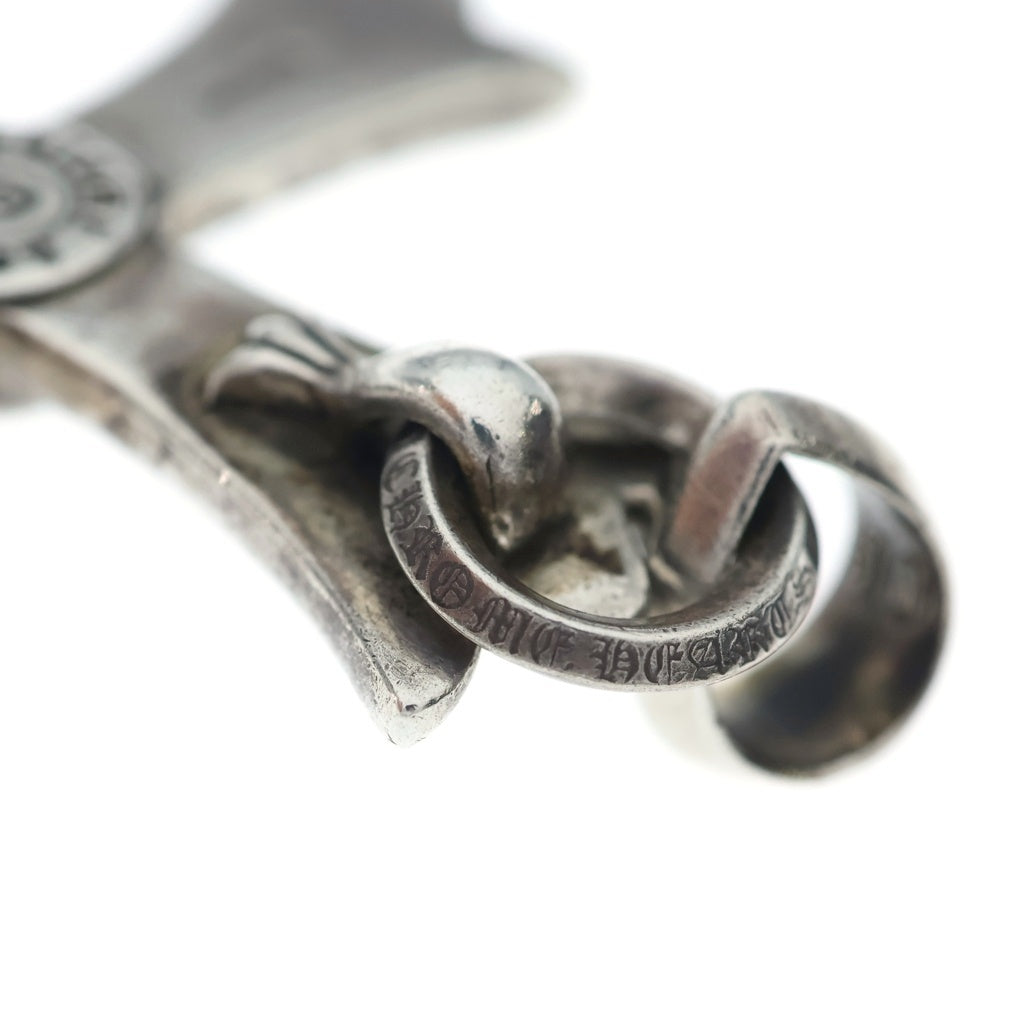 CHROME HEARTS(クロムハーツ) CH CRS LG W/BALE Wベイル ラージCHクロスペンダントトップ シルバー BCA215