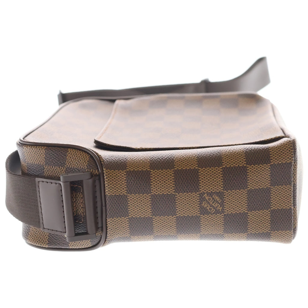 LOUIS VUITTON(ルイヴィトン) ダミエ エベヌ オラフPM PVC レザー ショルダーバッグ ブラウン N41442