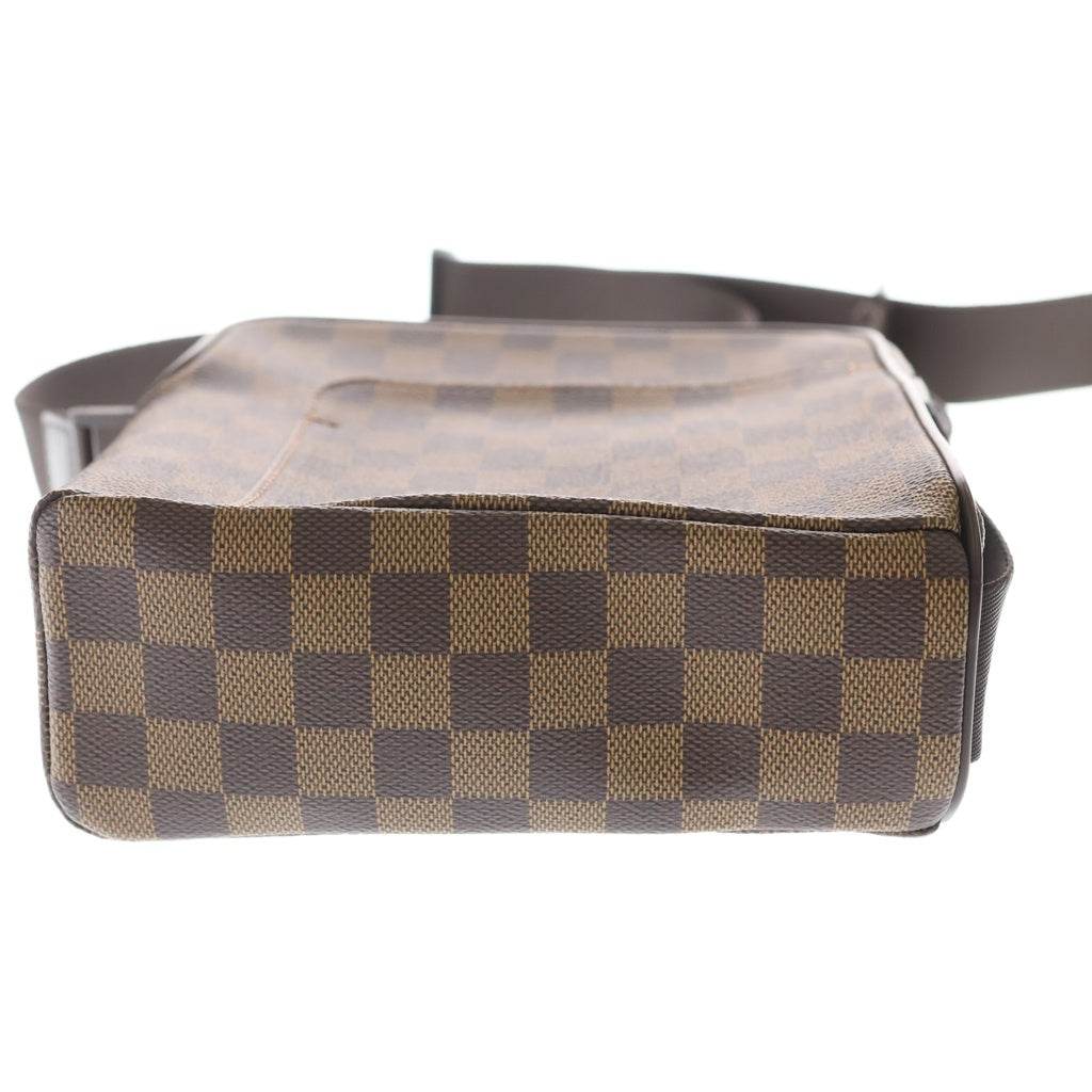 LOUIS VUITTON(ルイヴィトン) ダミエ エベヌ オラフPM PVC レザー ショルダーバッグ ブラウン N41442