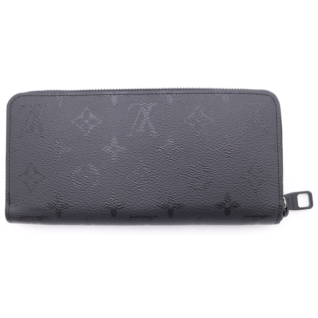 LOUIS VUITTON(ルイヴィトン) モノグラム ミッドナイト ジッピー ウォレット ホリゾンタル ノワール PVC レザー 長財布 ブラック M28048 レディース