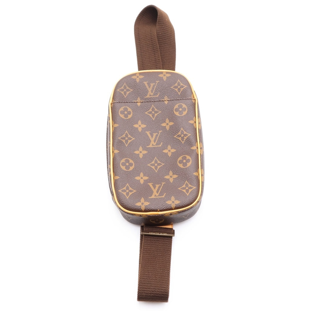 LOUIS VUITTON(ルイヴィトン) ポシェットガンジュ ウエストバッグ ボディバッグ PVC キャンバス ブラウン