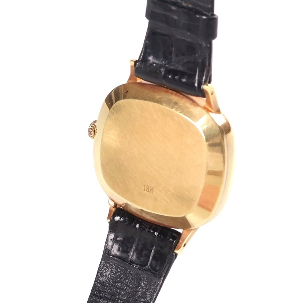 CARL F.BUCHERER(カール F.?ブヘラ) メンズ時計 クッションケース 自動巻き レザー 黒文字盤 ゴールド