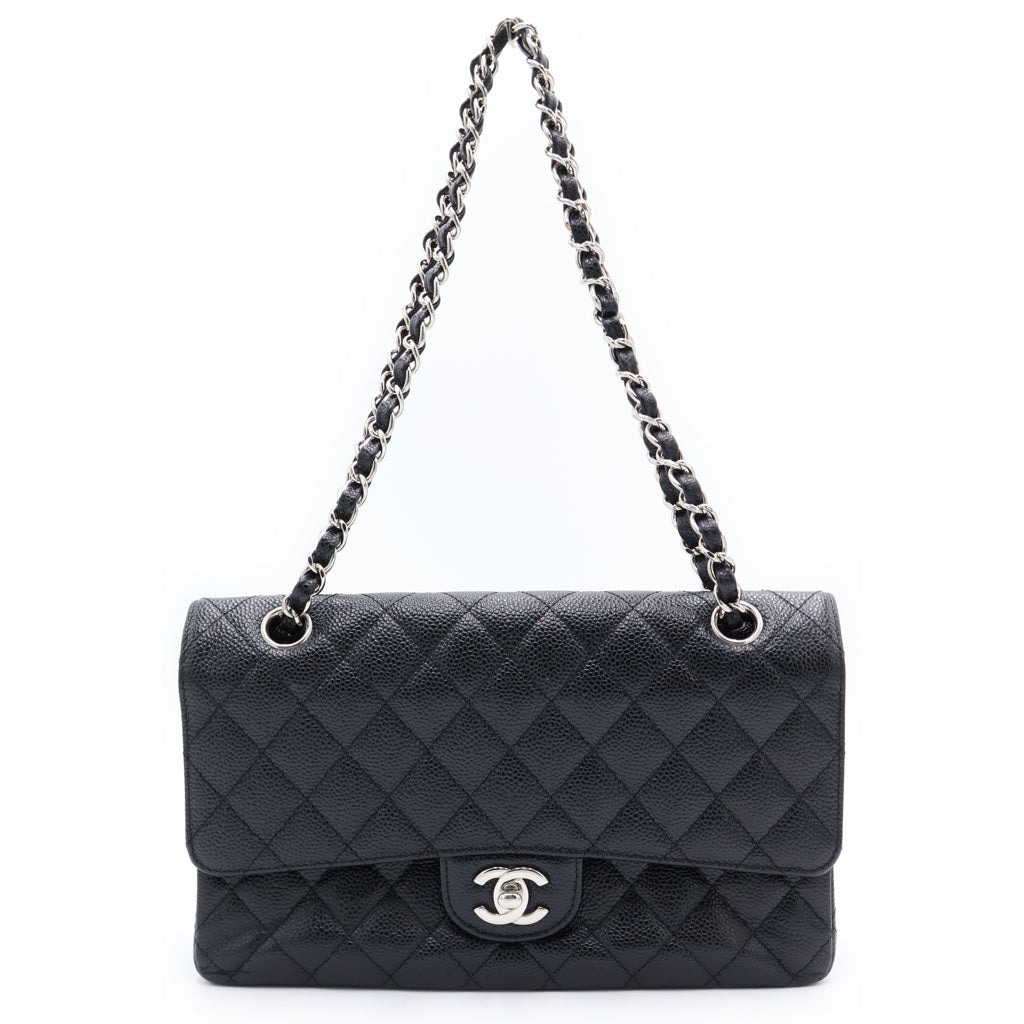 CHANEL(シャネル) マトラッセ25 Wフラップ Wチェーンショルダーバッグ