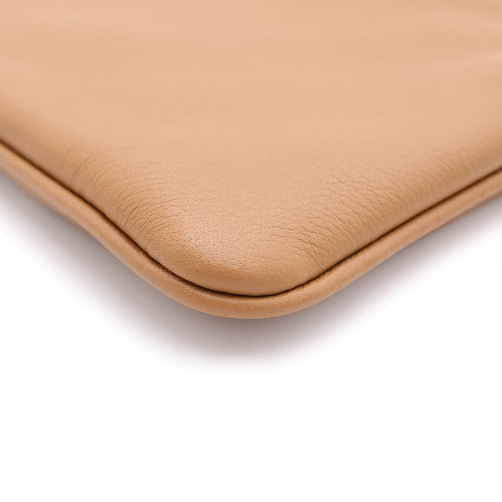 PRADA(プラダ) ソフトグレイン ショルダーバック ミニバッグ キャメル ブラウン レザー 1BC238 ゴールド金具 レディース