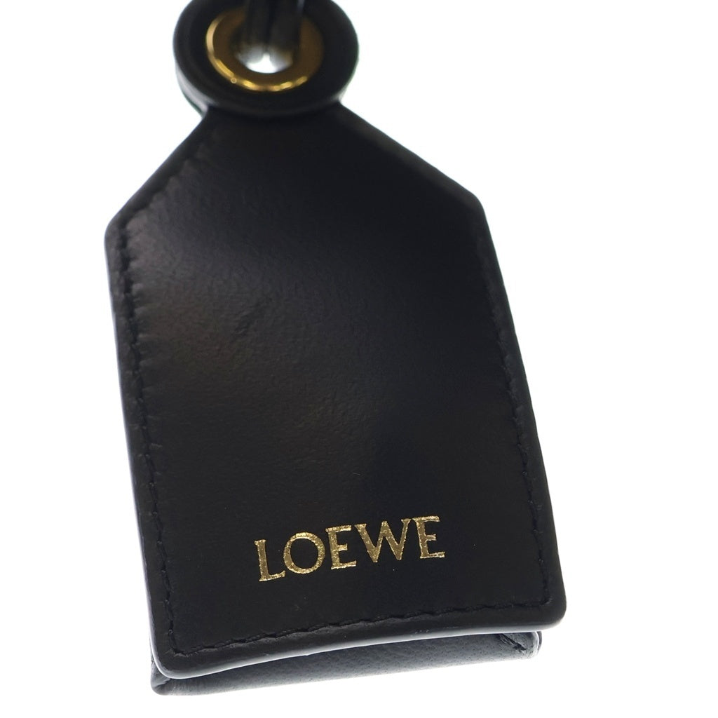 LOEWE(ロエベ) パズルバッグ スモール 2WAYハンドバッグ ショルダーバッグ ブラック レザー ゴールド金具 レディース