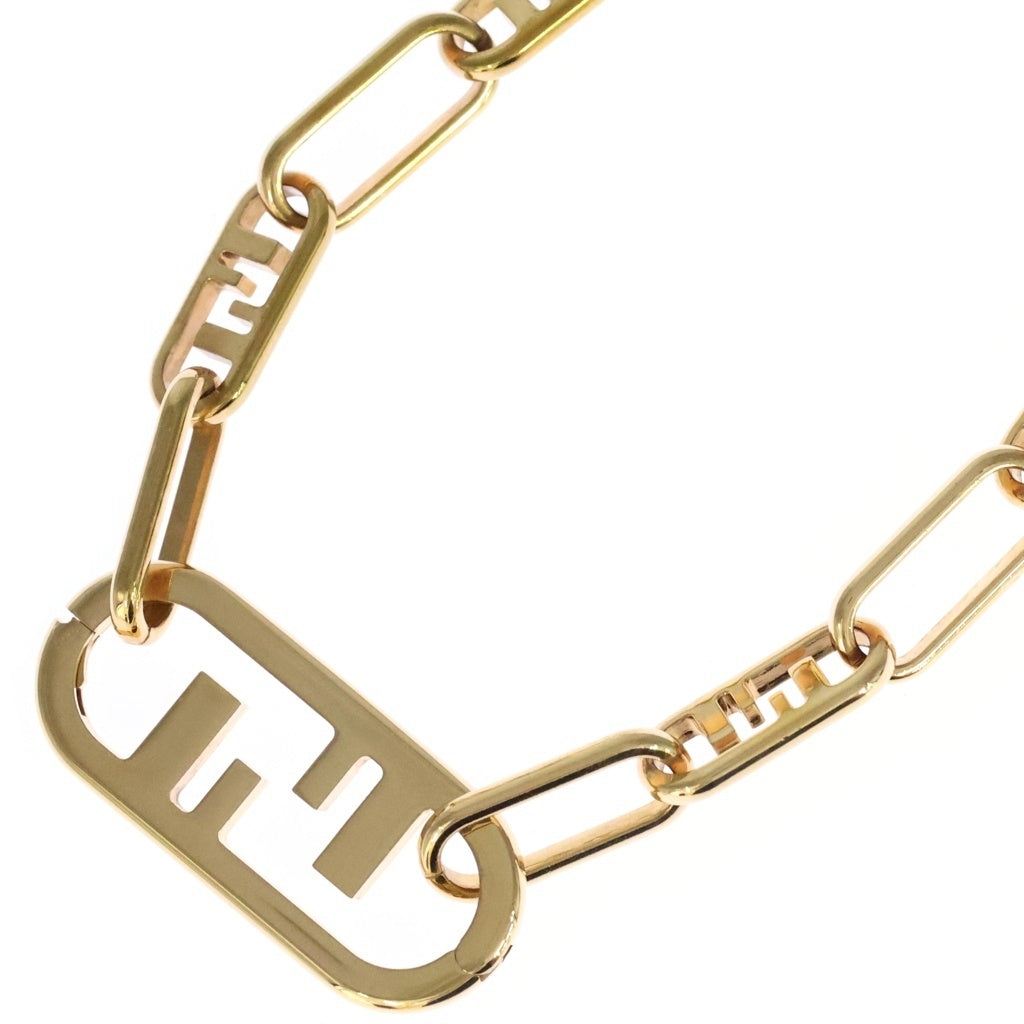 FENDI(フェンディ) ロゴ ネックレス ゴールド 8AH316 レディース