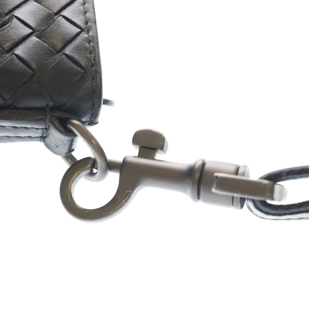 BOTTEGA VENETA(ボッテガヴェネタ) イントレチャート メッセンジャーバッグ 黒 レザー