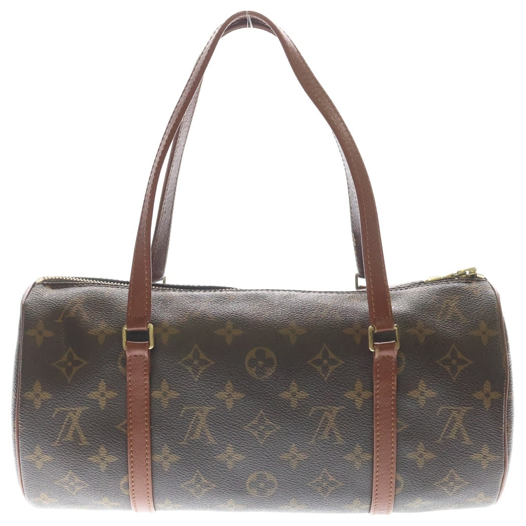 LOUIS VUITTON(ルイヴィトン) モノグラム パピヨン30 ハンドバッグ ブラウン レザー M51365 NO0021 ポーチ レディース