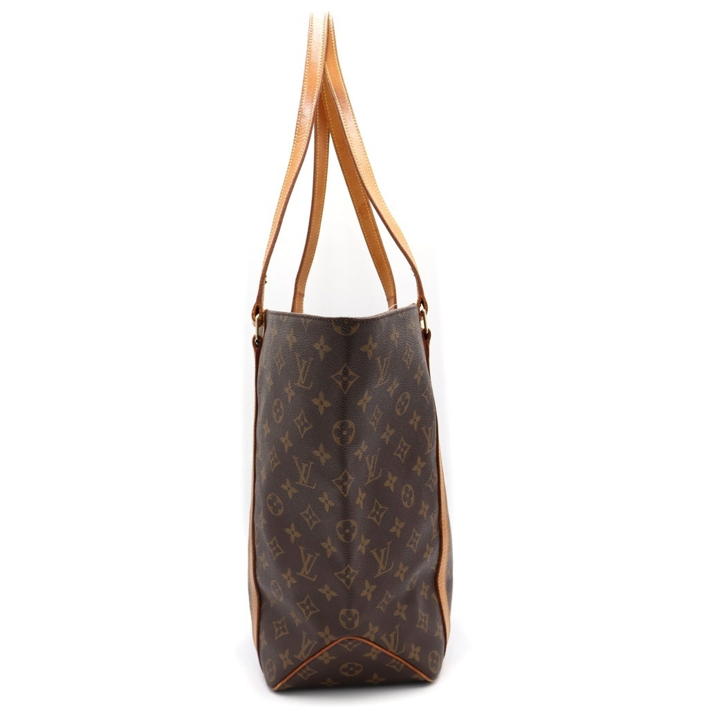 LOUIS VUITTON(ルイヴィトン) モノグラム サックショッピング トートバッグ ハンドバッグ ブラウン PVCレザー M51109 ゴールド金具 レディース