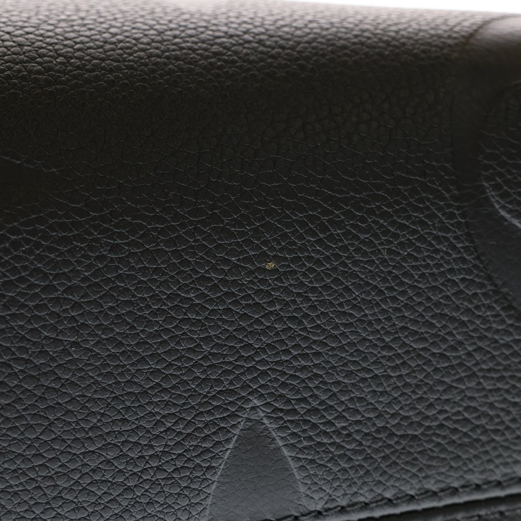 LOUIS VUITTON(ルイヴィトン) モノグラムアンプラント オンザゴーMM ハンドバッグ ブラック レザー M45595 ゴールド金具 レディース