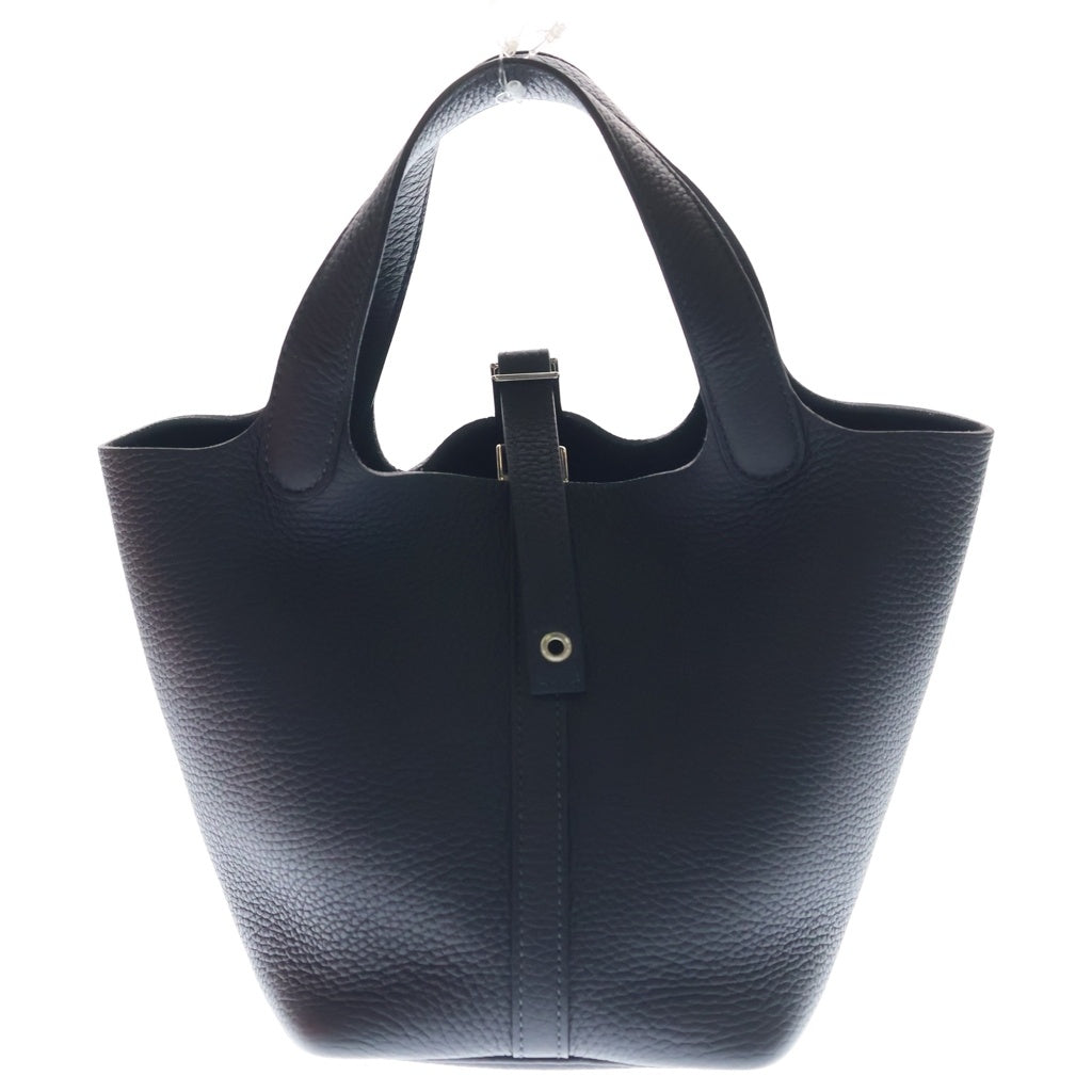 HERMES(エルメス) ピコタンロックPM トリヨンクレマンス シルバー金具 ハンドバッグ B刻印 ブルーニュイ レディース