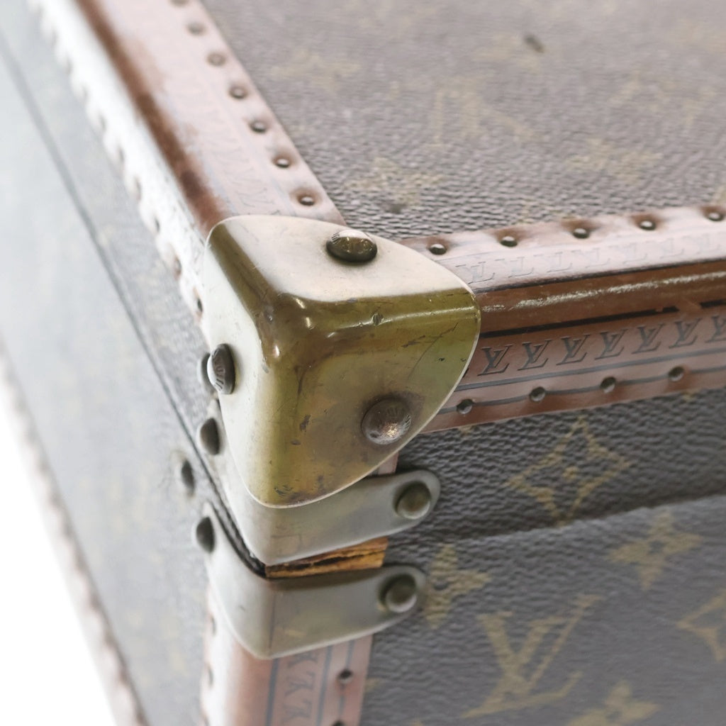 LOUIS VUITTON(ルイヴィトン) モノグラム コトヴィル35 PVC レザー ビジネスバッグ ブリーフケース トランクケース ブラウン レディース