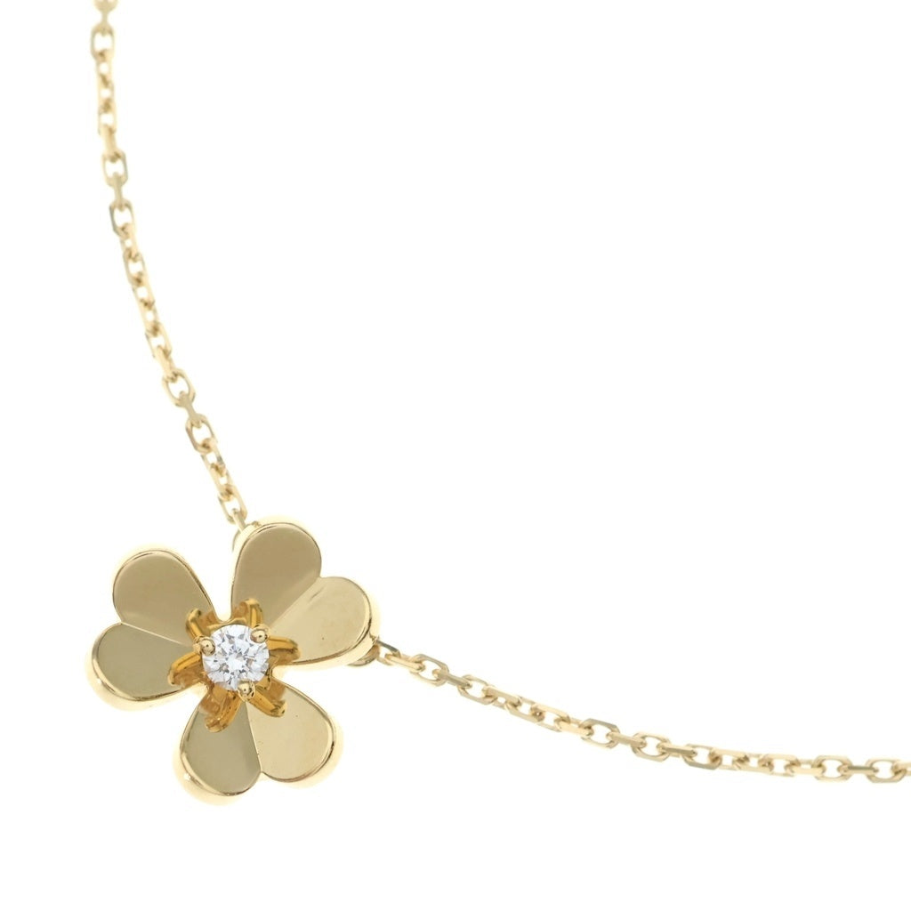 Van Cleef & Arpels(ヴァンクリーフアンドアーペル) フリヴォル ミニ ネックレス 1P ダイヤ K18イエローゴールド ゴールド VCARP0J100 レディース