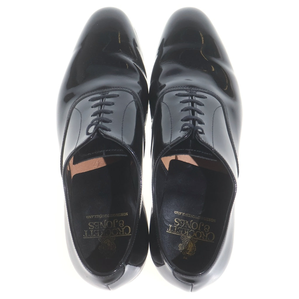 Crockett&Jones(クロケットアンドジョーンズ) CROCKETT&JONES ドレスシューズ 内羽式 パテントレザー ブラック UK7.5