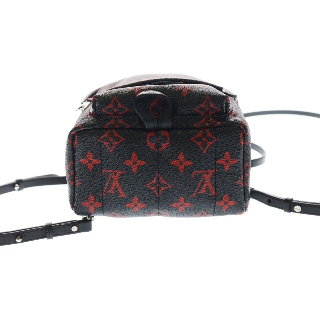 LOUIS VUITTON(ルイヴィトン) モノグラム アンフラルージュ パームスプリングス PVC レザー バックパック リュックサック ICタイプ ブラック/レザー M41457 レディース