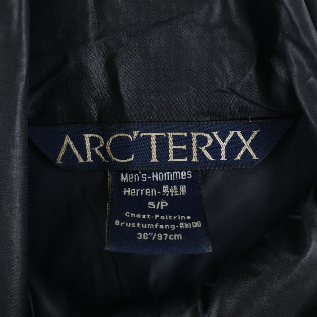 ARC'TERYX(アークテリクス) 00s SOLO JACKET ソロジャケット ナイロン ジップアップ 金刺繍 ブラック 02T-93402