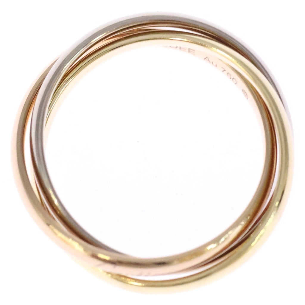 Cartier(カルティエ) トリニティ リング イエローゴールド×ホワイトゴールド×ピンクゴールド Au750YG/PG/WG #53 レディース