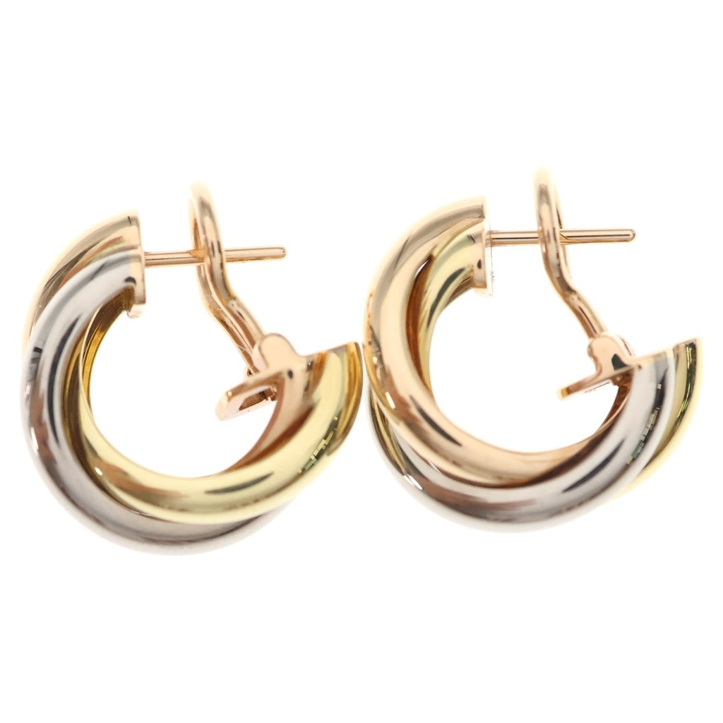 Cartier(カルティエ) トリニティ クラシック ピアス イエローゴールド×ホワイトゴールド×ピンクゴールド Au750YG/PG/WG レディース