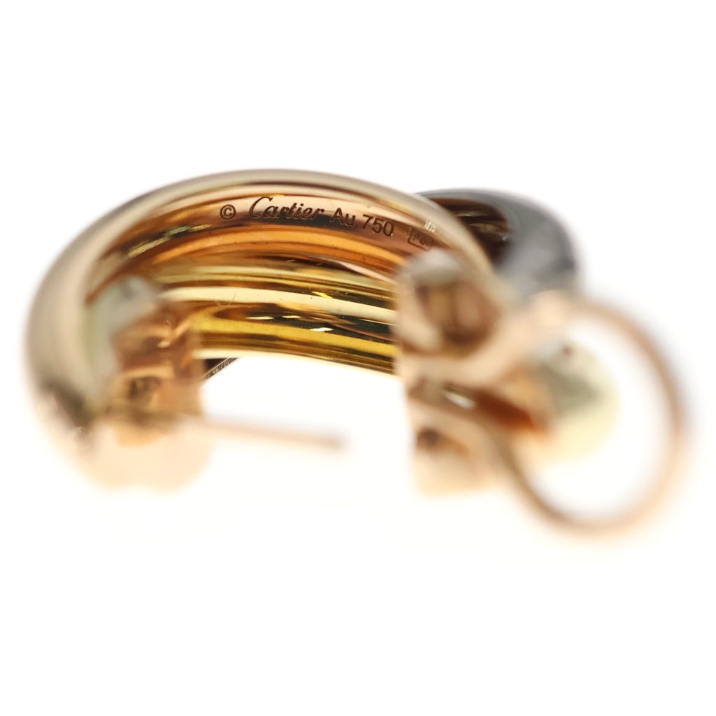 Cartier(カルティエ) トリニティ クラシック ピアス イエローゴールド×ホワイトゴールド×ピンクゴールド Au750YG/PG/WG レディース